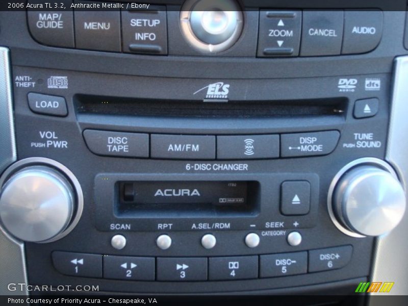 Anthracite Metallic / Ebony 2006 Acura TL 3.2