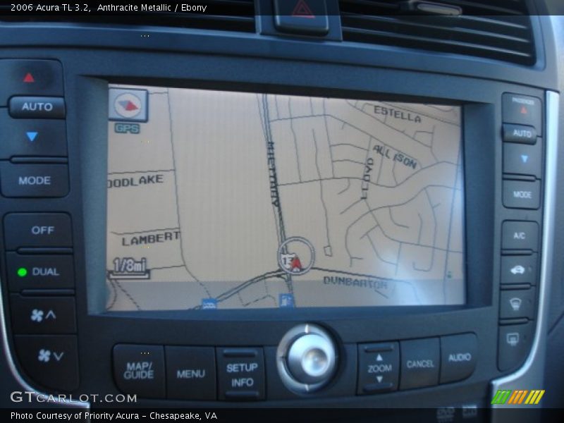 Anthracite Metallic / Ebony 2006 Acura TL 3.2