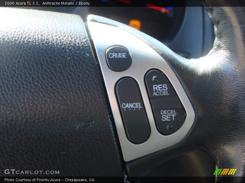 Anthracite Metallic / Ebony 2006 Acura TL 3.2
