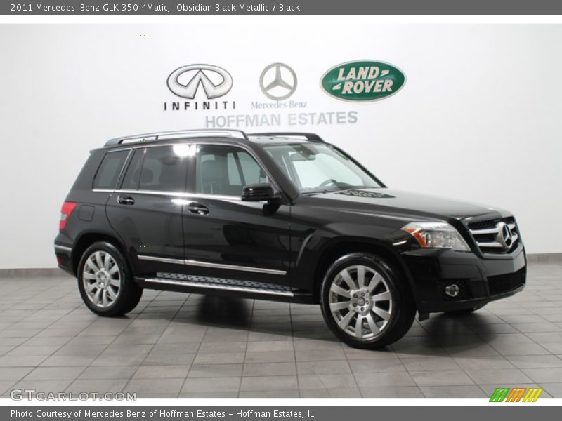 Obsidian Black Metallic / Black 2011 Mercedes-Benz GLK 350 4Matic