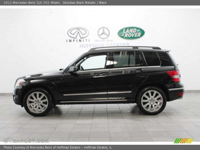 Obsidian Black Metallic / Black 2011 Mercedes-Benz GLK 350 4Matic