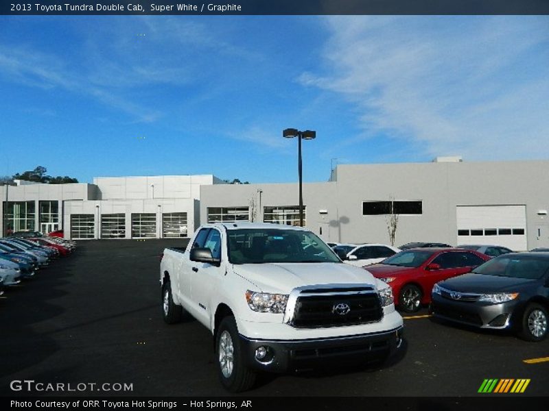 Super White / Graphite 2013 Toyota Tundra Double Cab