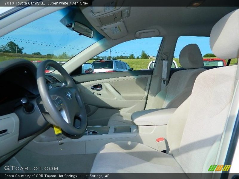 Super White / Ash Gray 2010 Toyota Camry LE