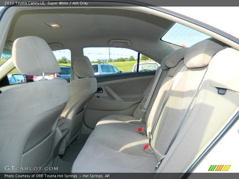Super White / Ash Gray 2010 Toyota Camry LE