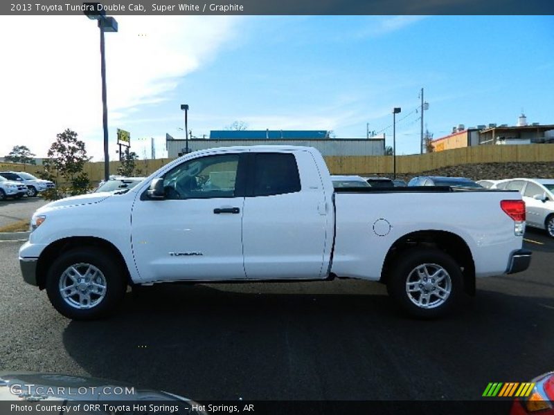 Super White / Graphite 2013 Toyota Tundra Double Cab