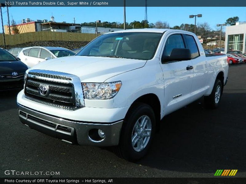 Super White / Graphite 2013 Toyota Tundra Double Cab