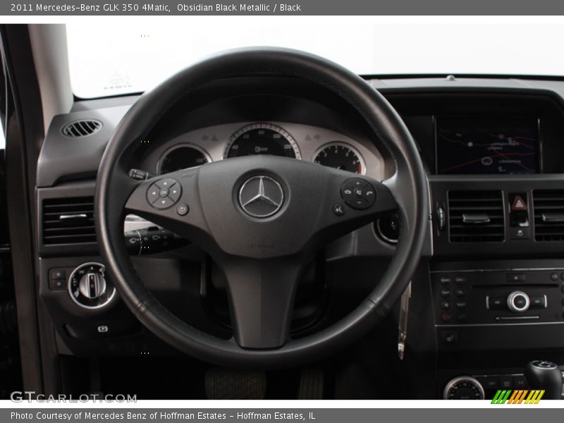 Obsidian Black Metallic / Black 2011 Mercedes-Benz GLK 350 4Matic