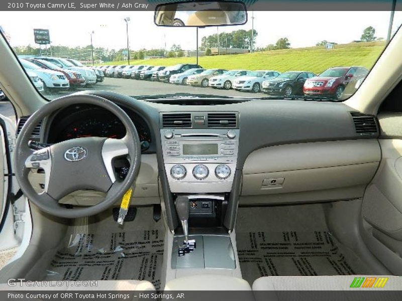 Super White / Ash Gray 2010 Toyota Camry LE