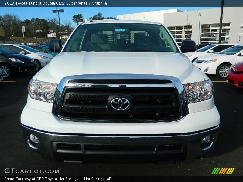 Super White / Graphite 2013 Toyota Tundra Double Cab