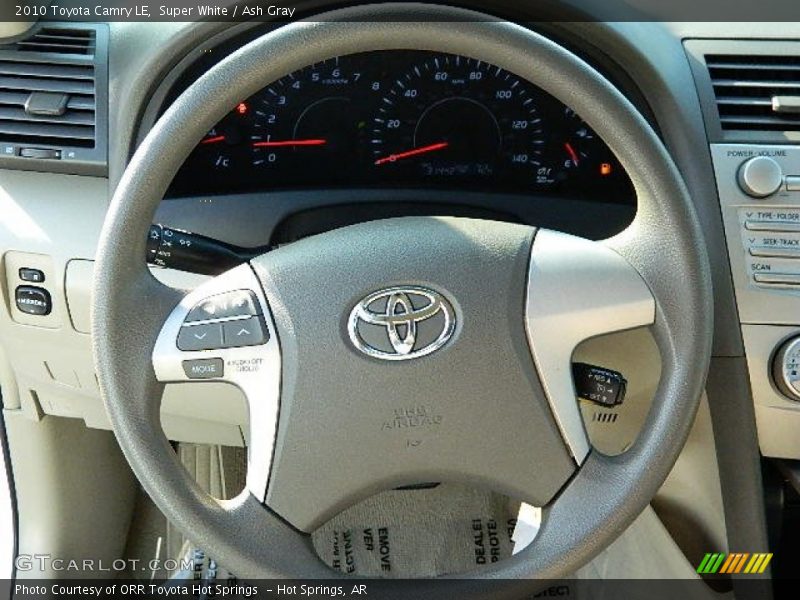 Super White / Ash Gray 2010 Toyota Camry LE