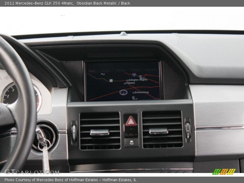 Obsidian Black Metallic / Black 2011 Mercedes-Benz GLK 350 4Matic