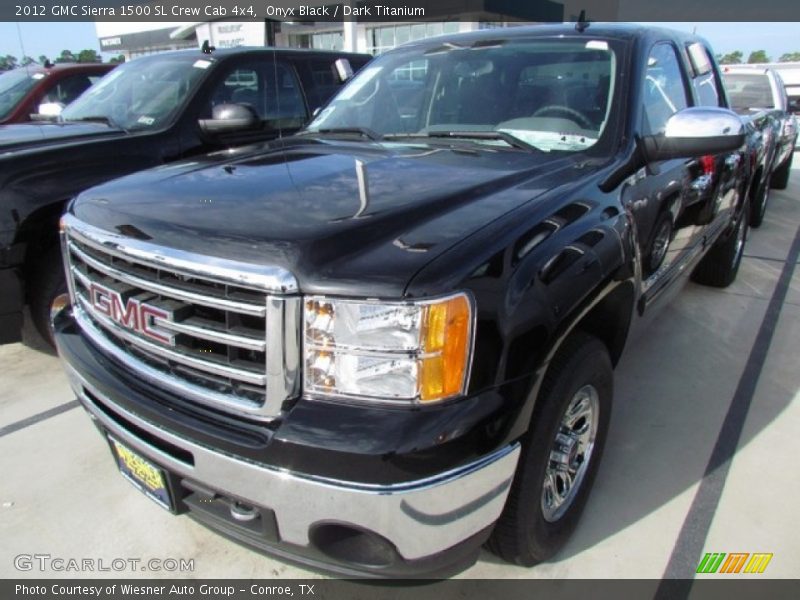 Onyx Black / Dark Titanium 2012 GMC Sierra 1500 SL Crew Cab 4x4