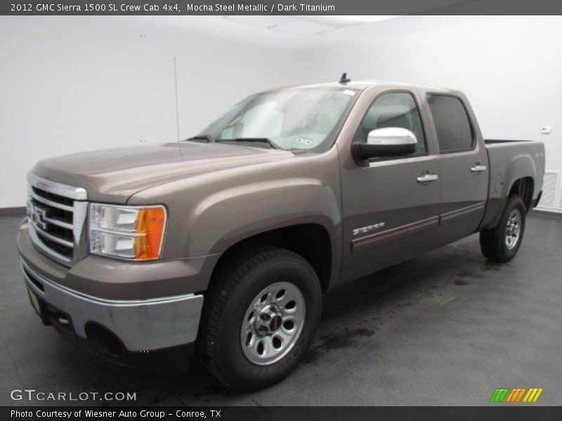 Mocha Steel Metallic / Dark Titanium 2012 GMC Sierra 1500 SL Crew Cab 4x4