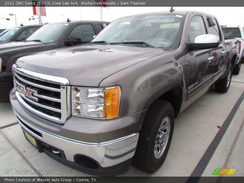 Mocha Steel Metallic / Dark Titanium 2012 GMC Sierra 1500 SL Crew Cab 4x4