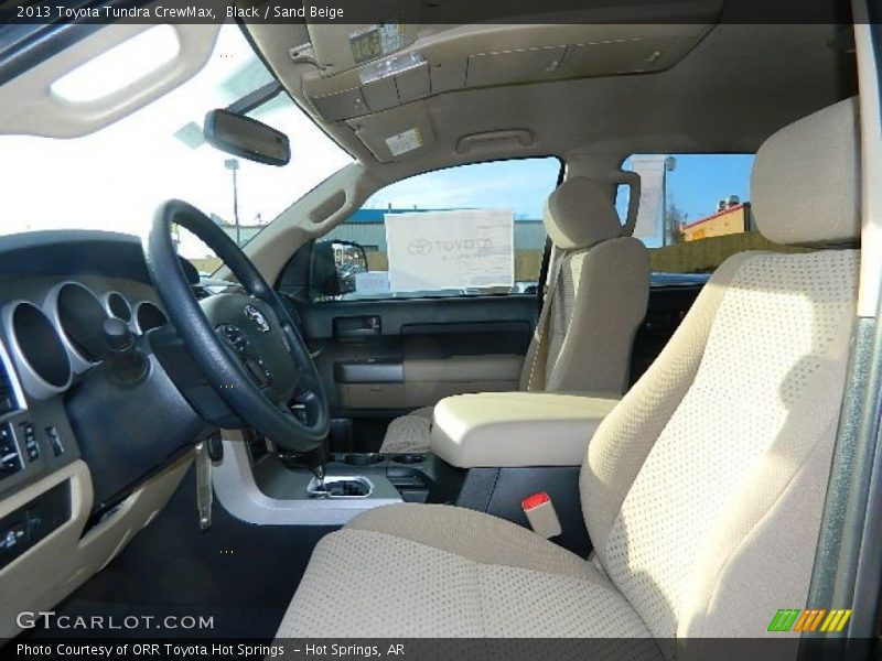 Black / Sand Beige 2013 Toyota Tundra CrewMax