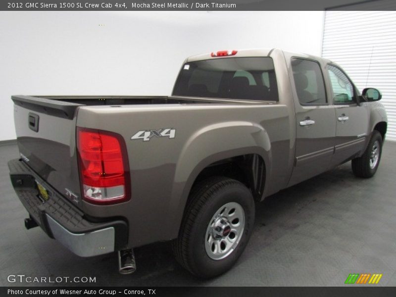 Mocha Steel Metallic / Dark Titanium 2012 GMC Sierra 1500 SL Crew Cab 4x4