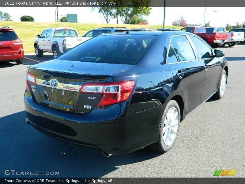 Attitude Black Metallic / Ivory 2012 Toyota Camry Hybrid XLE