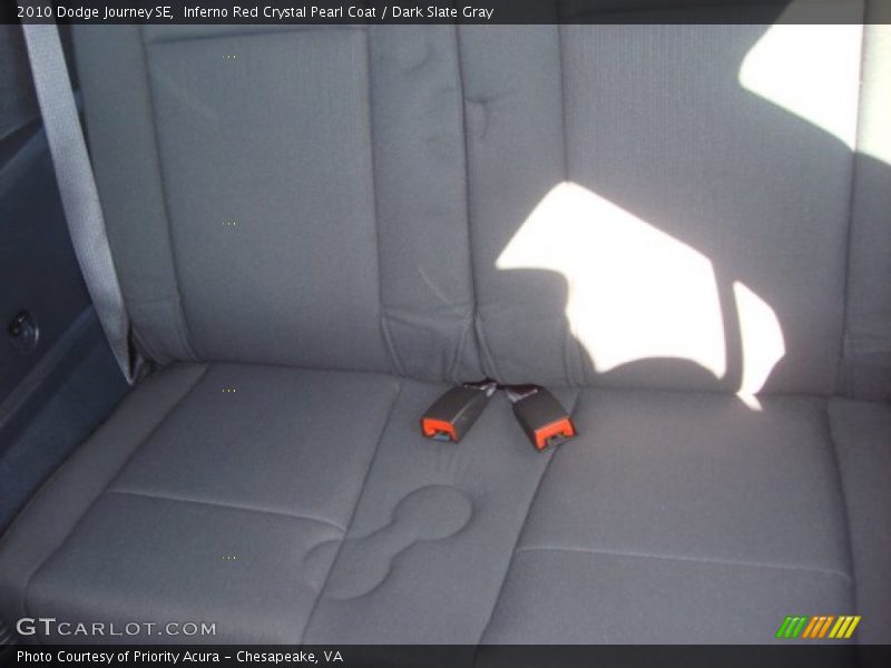 Inferno Red Crystal Pearl Coat / Dark Slate Gray 2010 Dodge Journey SE