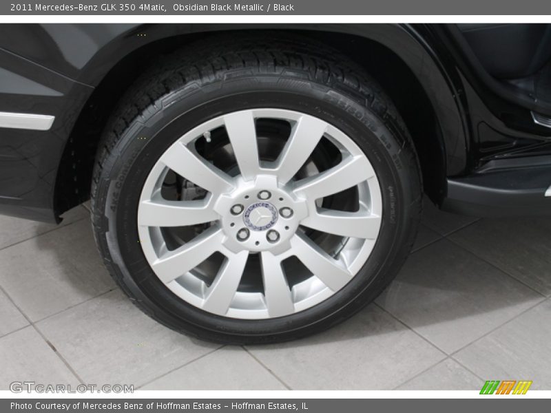 Obsidian Black Metallic / Black 2011 Mercedes-Benz GLK 350 4Matic
