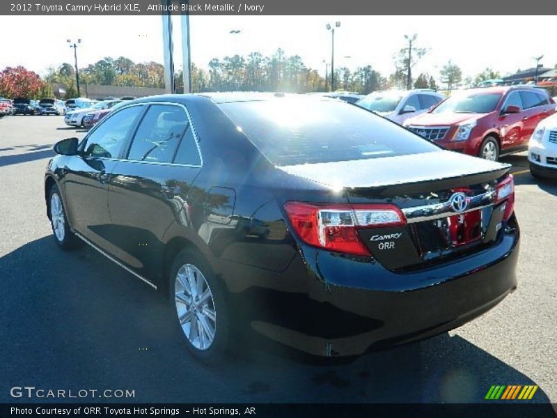 Attitude Black Metallic / Ivory 2012 Toyota Camry Hybrid XLE