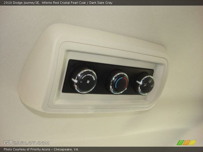 Inferno Red Crystal Pearl Coat / Dark Slate Gray 2010 Dodge Journey SE