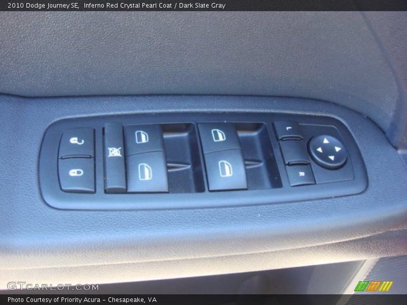 Inferno Red Crystal Pearl Coat / Dark Slate Gray 2010 Dodge Journey SE