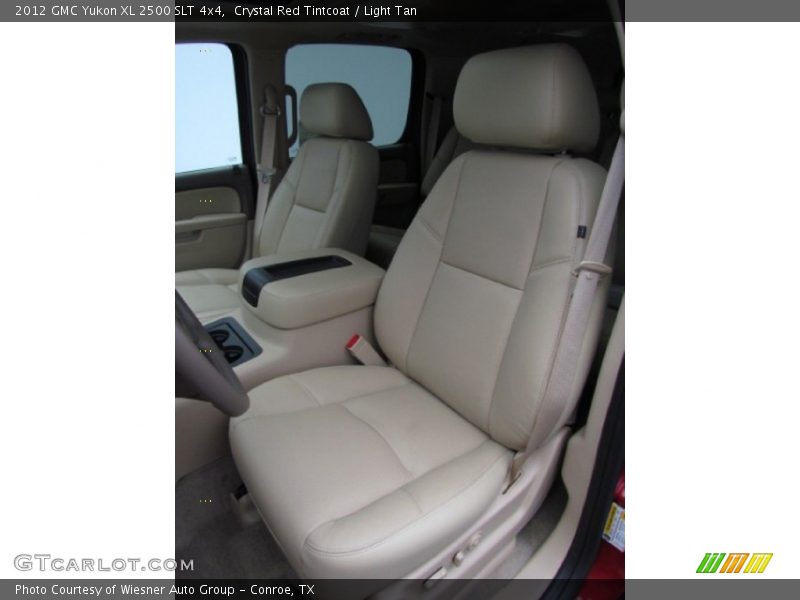 Crystal Red Tintcoat / Light Tan 2012 GMC Yukon XL 2500 SLT 4x4