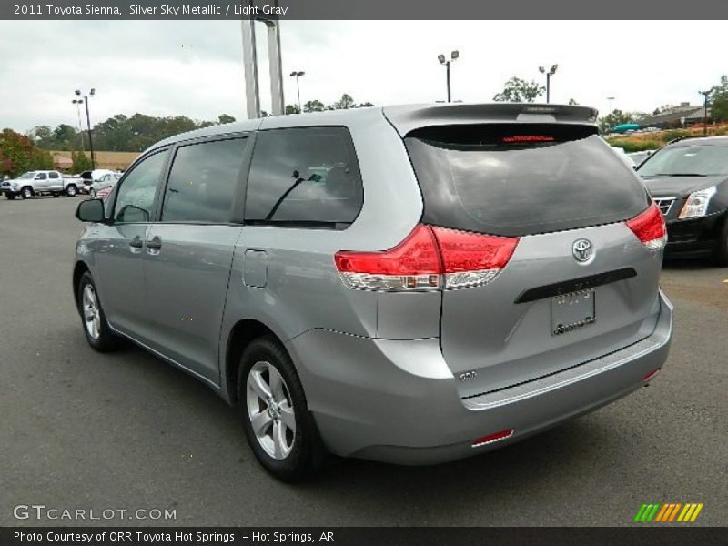 Silver Sky Metallic / Light Gray 2011 Toyota Sienna