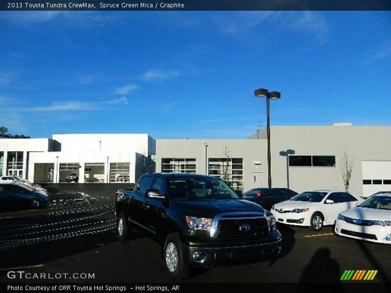 Spruce Green Mica / Graphite 2013 Toyota Tundra CrewMax