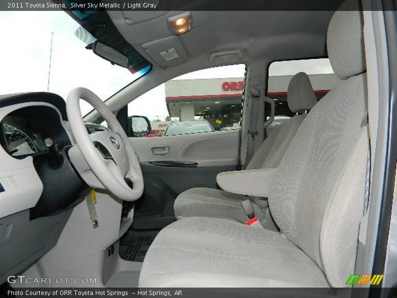 Silver Sky Metallic / Light Gray 2011 Toyota Sienna