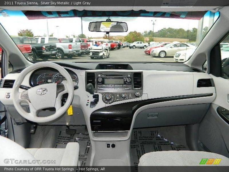 Silver Sky Metallic / Light Gray 2011 Toyota Sienna