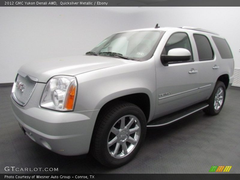 Quicksilver Metallic / Ebony 2012 GMC Yukon Denali AWD