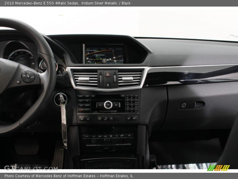 Iridium Silver Metallic / Black 2010 Mercedes-Benz E 550 4Matic Sedan