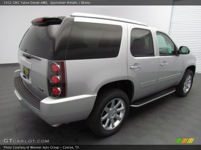 Quicksilver Metallic / Ebony 2012 GMC Yukon Denali AWD