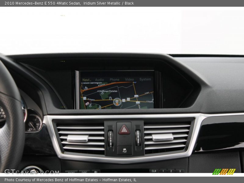Iridium Silver Metallic / Black 2010 Mercedes-Benz E 550 4Matic Sedan