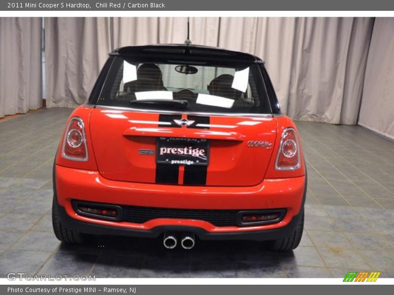 Chili Red / Carbon Black 2011 Mini Cooper S Hardtop