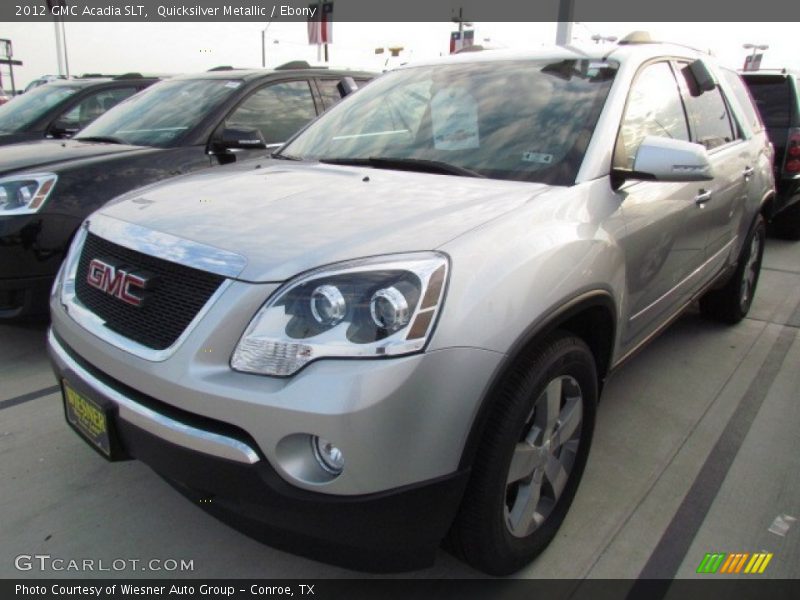 Quicksilver Metallic / Ebony 2012 GMC Acadia SLT