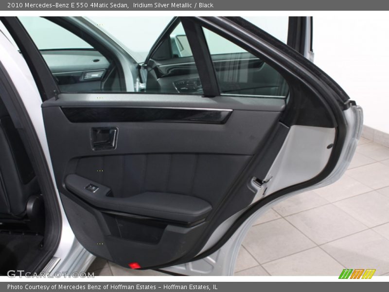 Iridium Silver Metallic / Black 2010 Mercedes-Benz E 550 4Matic Sedan