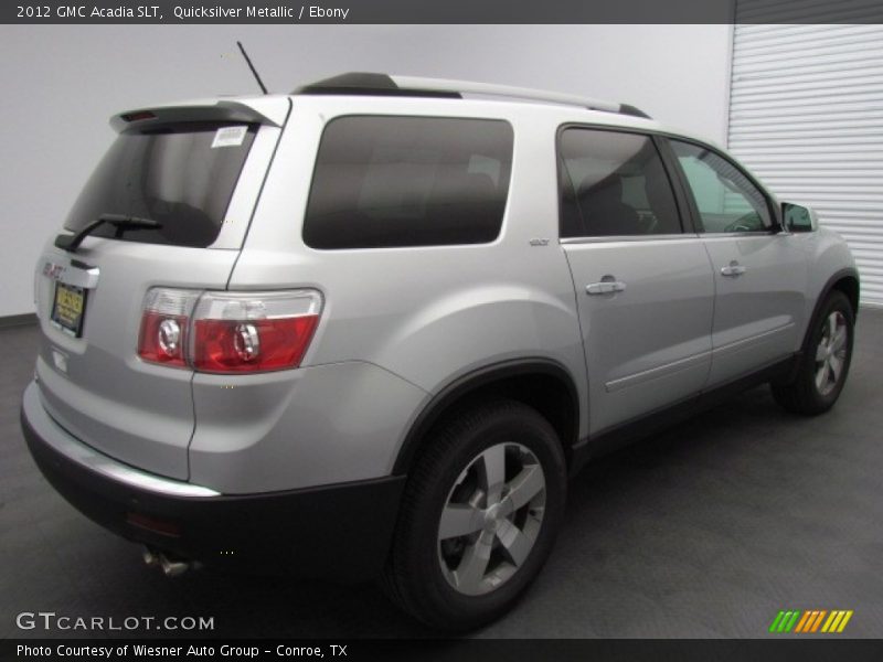 Quicksilver Metallic / Ebony 2012 GMC Acadia SLT
