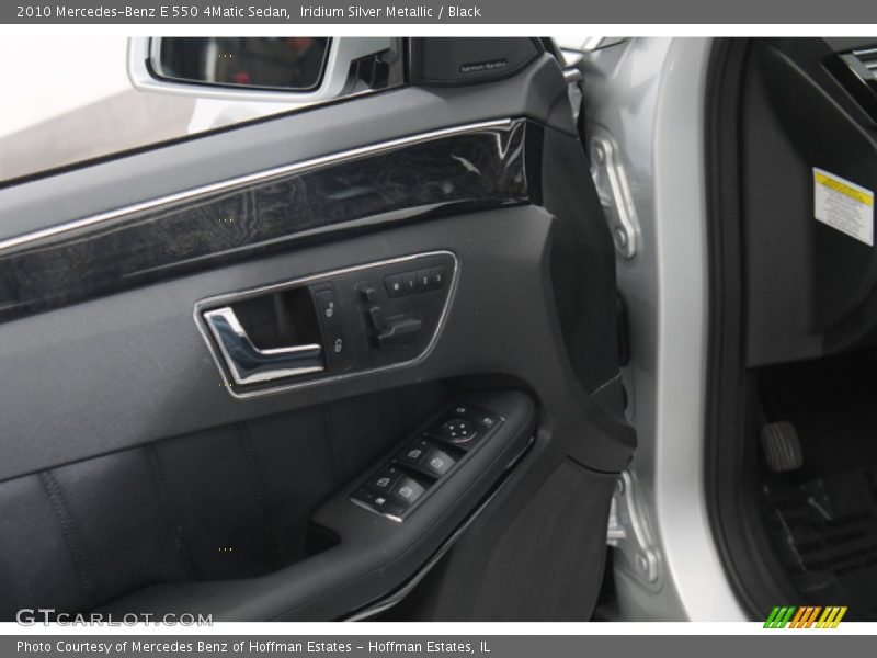 Iridium Silver Metallic / Black 2010 Mercedes-Benz E 550 4Matic Sedan