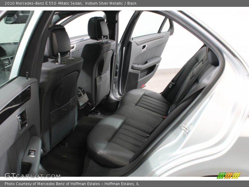 Iridium Silver Metallic / Black 2010 Mercedes-Benz E 550 4Matic Sedan
