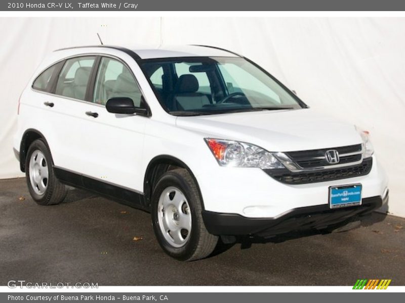 Taffeta White / Gray 2010 Honda CR-V LX