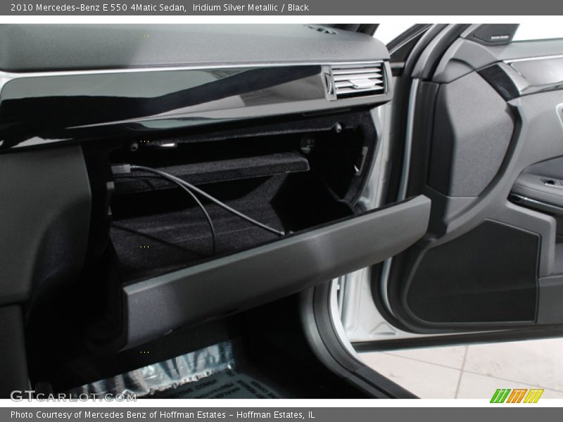 Iridium Silver Metallic / Black 2010 Mercedes-Benz E 550 4Matic Sedan