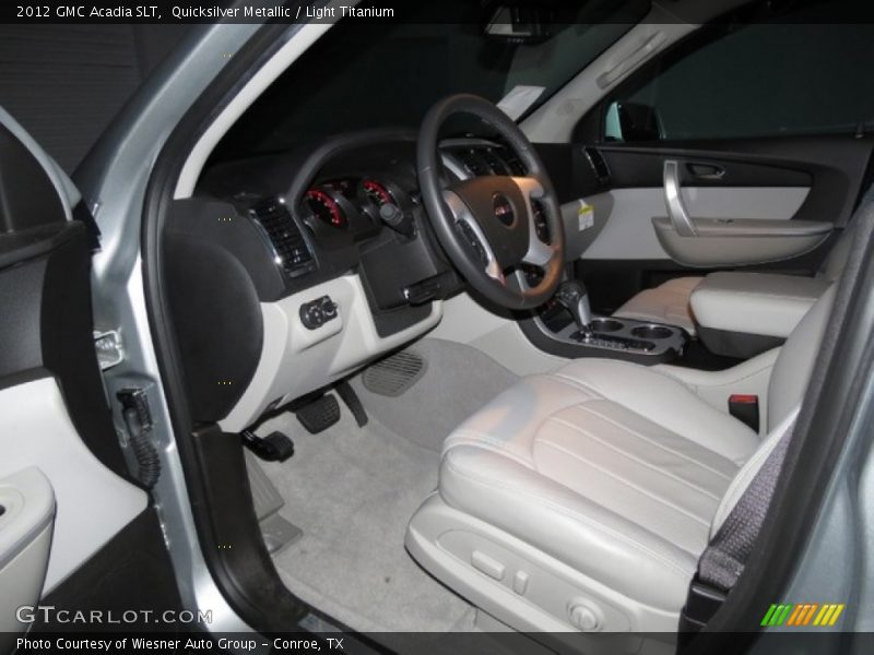  2012 Acadia SLT Light Titanium Interior