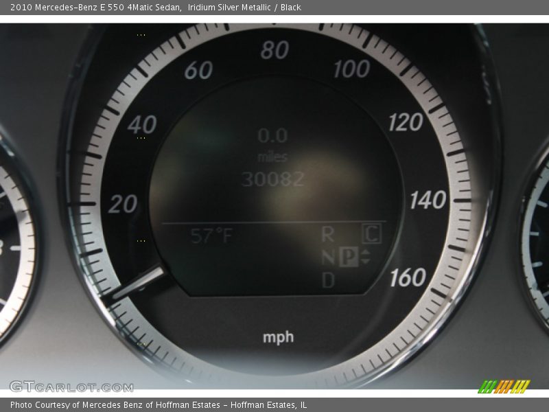 Iridium Silver Metallic / Black 2010 Mercedes-Benz E 550 4Matic Sedan