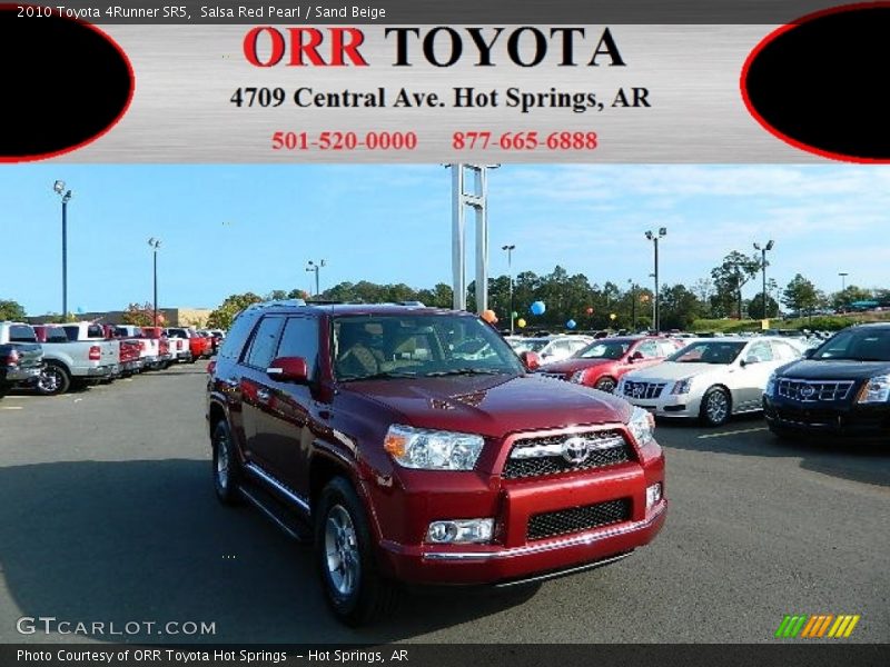 Salsa Red Pearl / Sand Beige 2010 Toyota 4Runner SR5