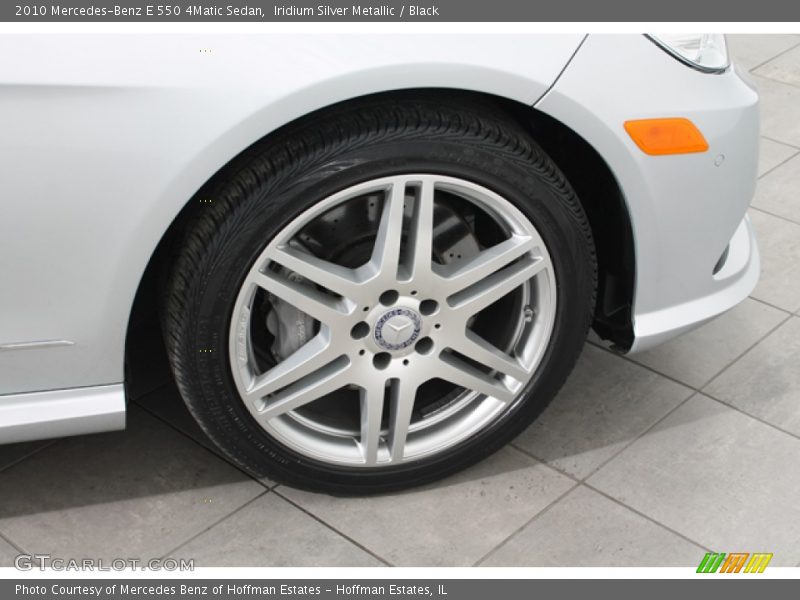Iridium Silver Metallic / Black 2010 Mercedes-Benz E 550 4Matic Sedan