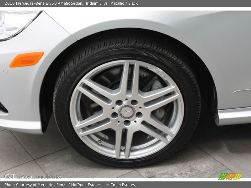 Iridium Silver Metallic / Black 2010 Mercedes-Benz E 550 4Matic Sedan