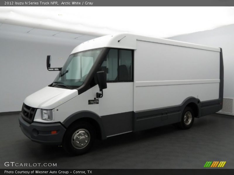 Arctic White / Gray 2012 Isuzu N Series Truck NPR