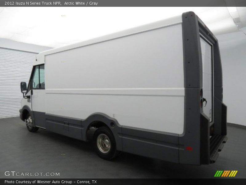 Arctic White / Gray 2012 Isuzu N Series Truck NPR